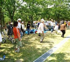 愛に輝く野遊会の様子