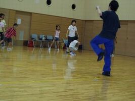 ヒップホップダンス教室の様子1