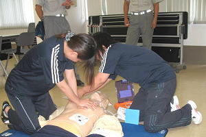 救命講習5　AED実習