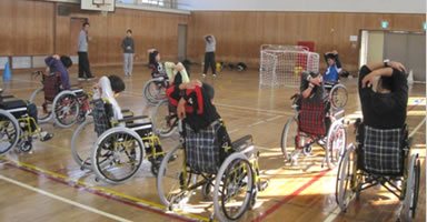 車椅子ハンドボール2