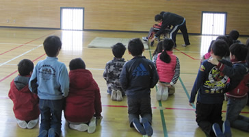 安中小学校 車椅子体験3