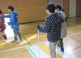 安中小学校 車椅子体験7