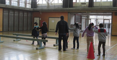 安中小学校 車椅子体験8