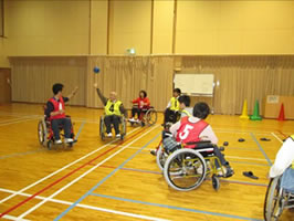 車椅子ハンドボール講座4