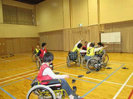 車椅子ハンドボール講座7