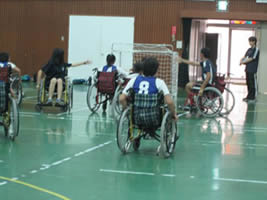 車椅子ハンドボール講座-3