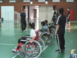 車椅子ハンドボール講座-6