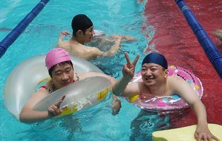 長居障害者スポーツセンターでプール