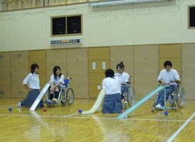 ボッチャ体験