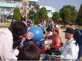 ボール渡しリレー2