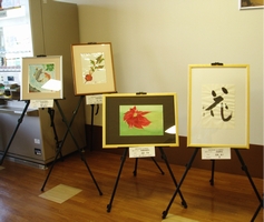 絵画と書道作品
