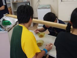 そうめん流し風景1