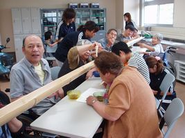 そうめん流し風景3