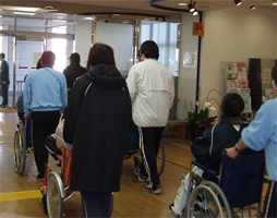 自衛消防訓練の様子