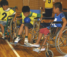 ハンドボールの試合の様子2
