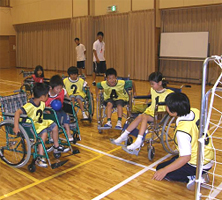 ハンドボールの試合の様子3