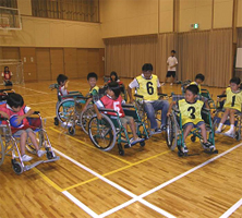 ハンドボールの試合の様子4