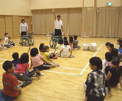 フライングディスク指導3 子ども対象