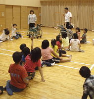 フライングディスク指導1 子ども対象