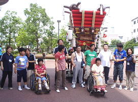 渋川神社の夏祭り1