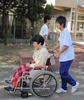 高安中学校福祉体験の様子10