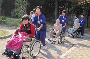 高安中学校福祉体験の様子9
