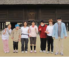 大阪歴史博物館への遠足の様子2