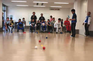 ボッチャ大会1