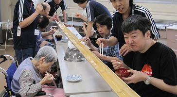 流しそうめん4