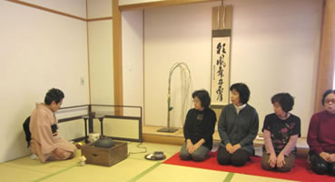 茶道　初釜1