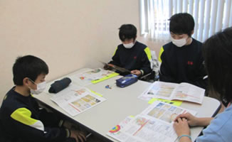 志紀中学校職業体験1