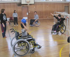 車椅子ハンドボール4