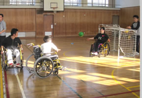 車椅子ハンドボール5