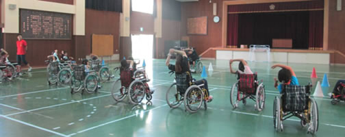 車椅子ハンドボール1