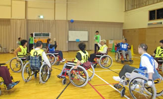 障がい児者スポーツ体験(車椅子ハンド)5