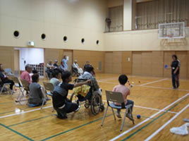 高美南小学校ボッチャ交流1