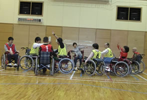 車椅子ハンドボール講座1