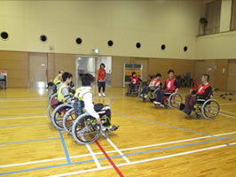 車椅子ハンドボール講座6