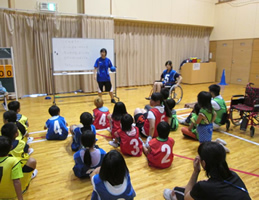 安中青少年会館パレットクラブ(車イスハンドボール)1