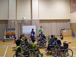 安中青少年会館パレットクラブ(車イスハンドボール)5