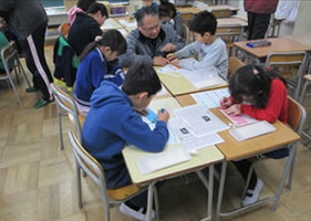 北山本小学校出前授業6