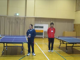 障がい児者スポーツ体験講習会・ボランティア講習会「卓球バレー」1