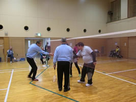 虹のかけはしバドミントン大会2