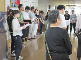 第14回障がい者スポーツのつどい~ボッチャ大会~ ボランティア2