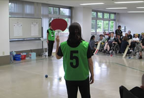 第14回障がい者スポーツのつどい~ボッチャ大会~ ボランティア5