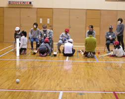 高美南小学校ボッチャ交流-2