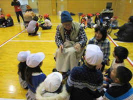 高美南小学校ボッチャ交流-3