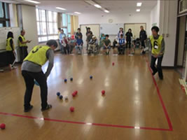 第15回障がい者スポーツのつどい~ボッチャ大会~ ボランティア-2