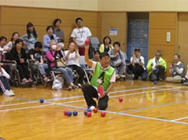 第15回障がい者スポーツのつどい~ボッチャ大会~ ボランティア-5