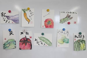 絵手紙体験講座-7